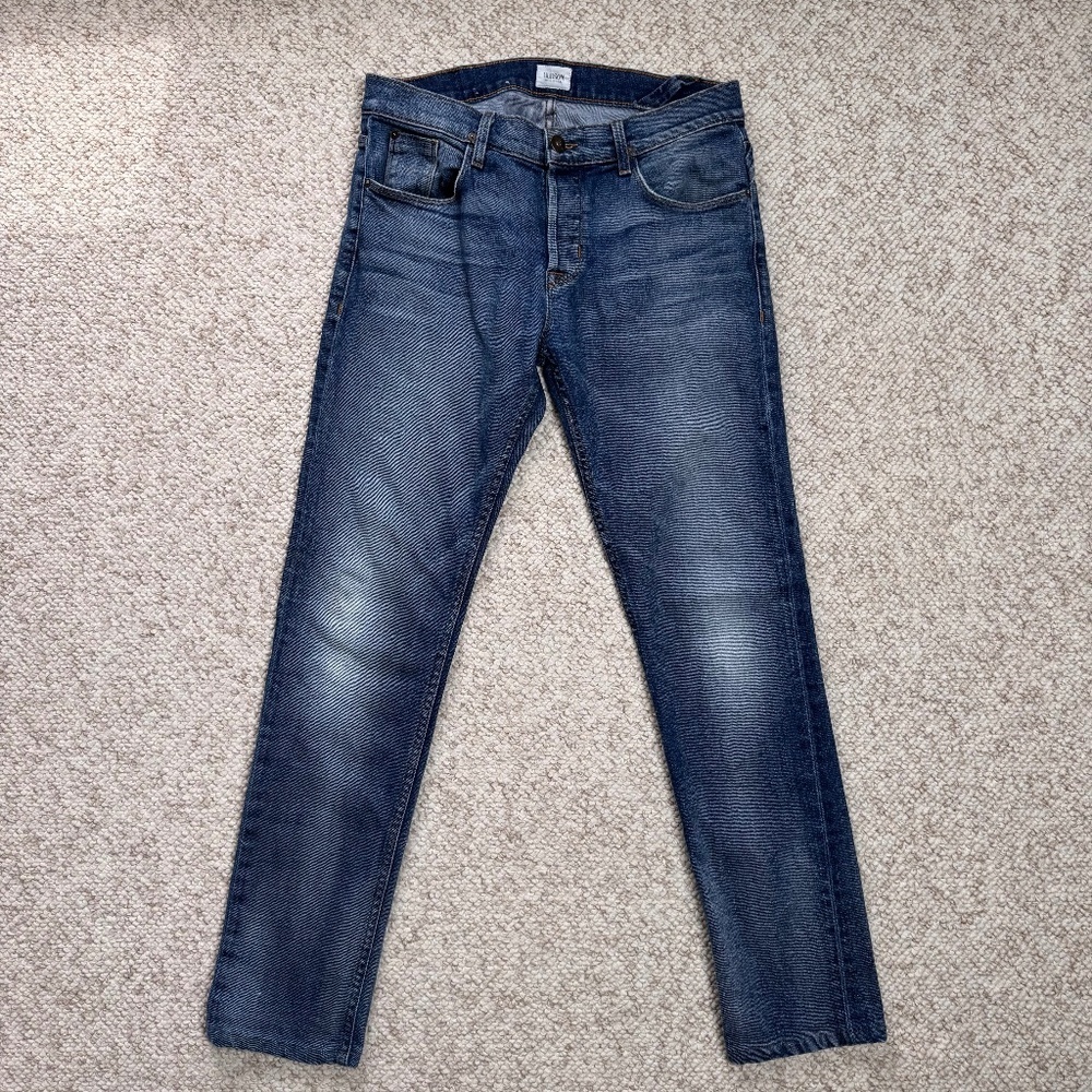 Hudson Sartor Slouchy Skinny Jeans Men's 30 Blue Button Fly | Fast Ship Chicago